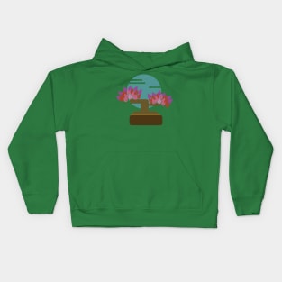 Beautiful Bonsai Art Kids Hoodie